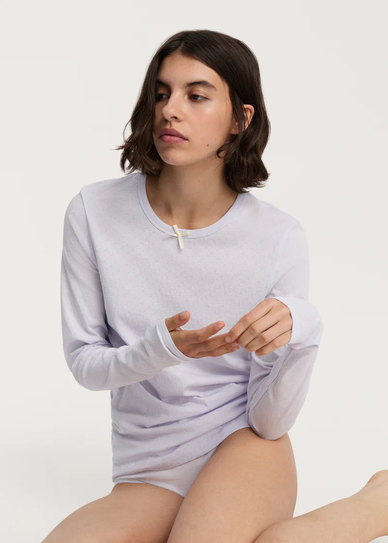 Aiayu Messhu long sleeve | Misty Lilac | Økologisk Bomuld