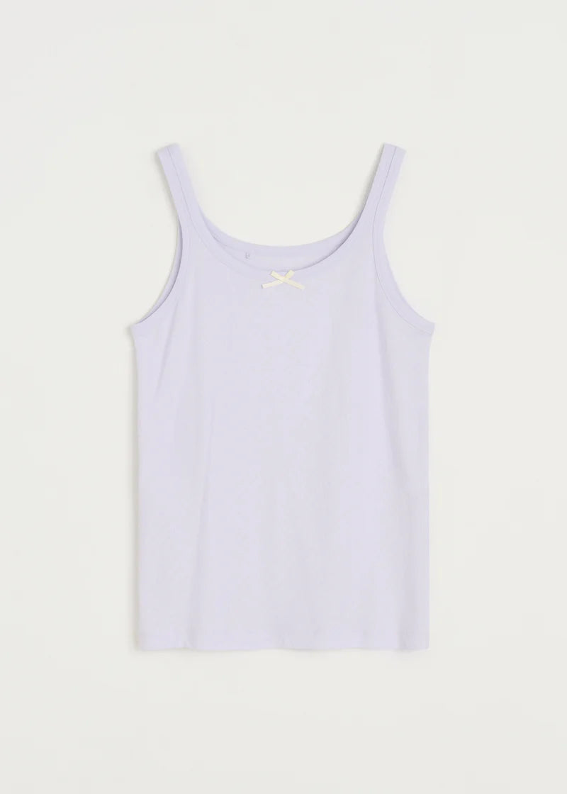 Aiayu Messhu Tank | Misty Lilac | Økologisk Bomuld