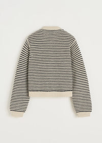 Aiayu Shiva Cardigan - Highland Wool | Mix Black Navy