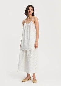 Aiayu Strap Top Laceflower | White