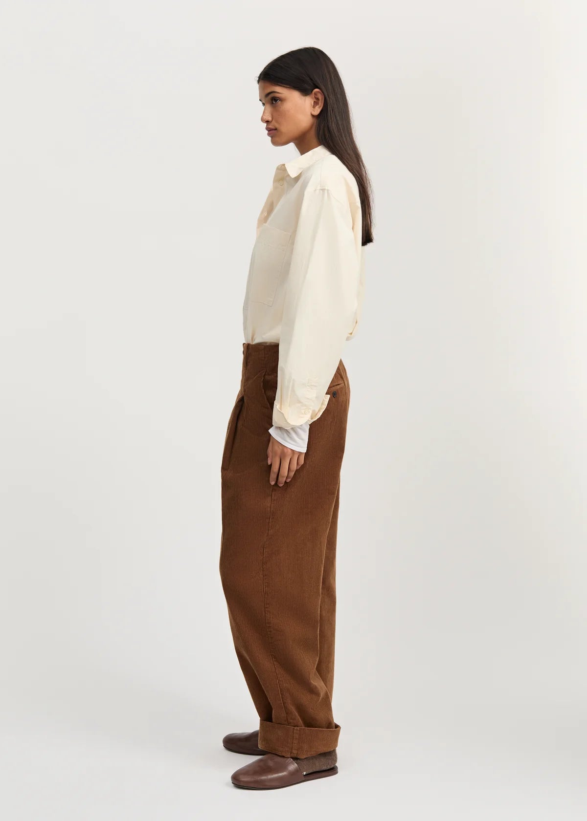 Aiayu Toto Pant Corduroy | Cognac