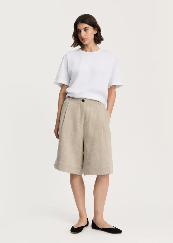 Aiayu Willy Shorts Heavy Linen | Pure Natural
