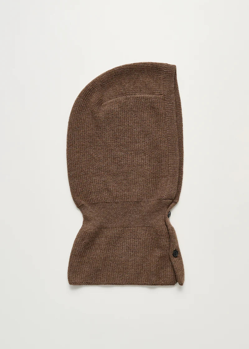 Aiayu Cindy balaclava | Brownie | Pure Llama