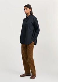 Aiayu Lynette Shirt Dark Horn | Black Navy