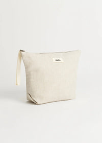 Aiayu Pouch Linen | Pure Nature | Toilettaske i hør