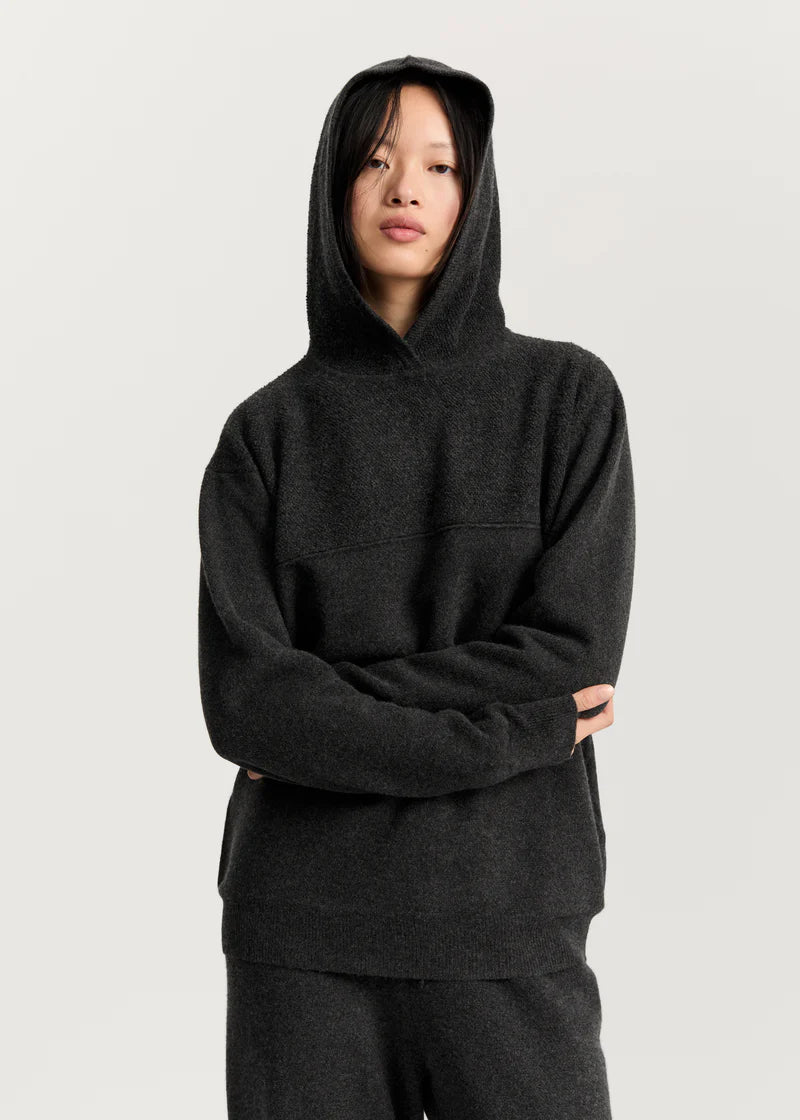 Aiayu Vargas hoodie | Cashmere | Antracite