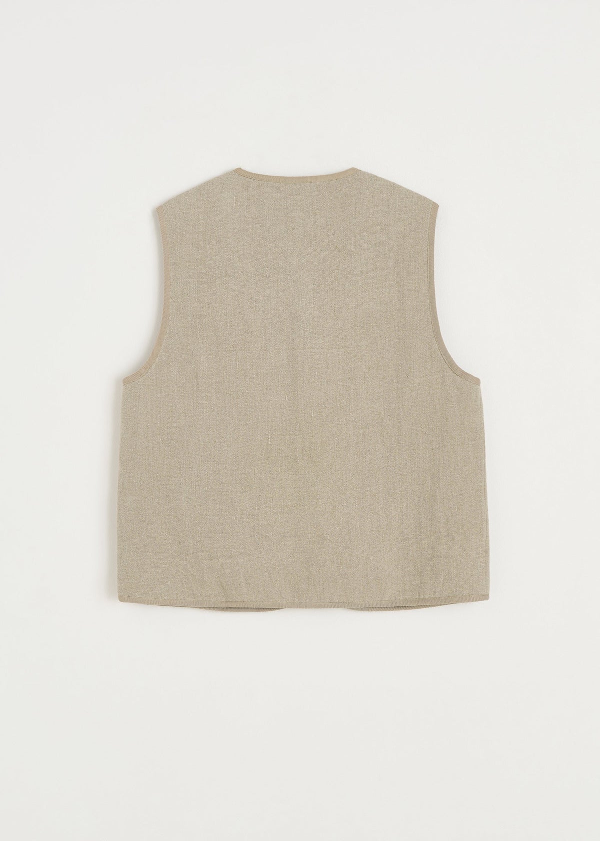 Aiayu Vest Heavy Linen | Pure Natural