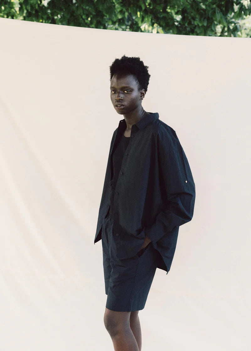 Aiayu Shorts Long | Black Navy