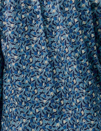 APOF Annemonne Blouse | Lemon Grove | Liberty Skjorte med sidelommer & flæser