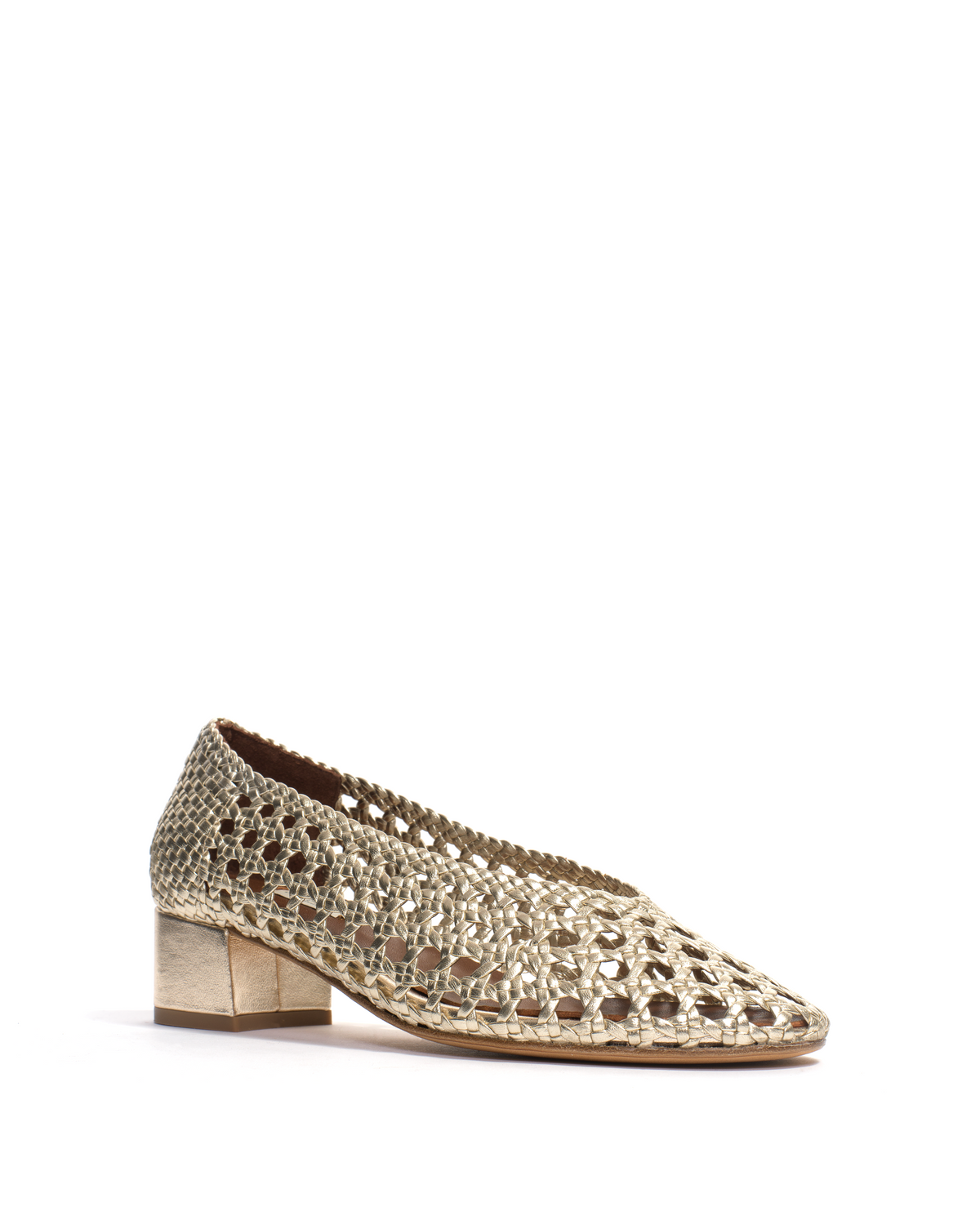 Anonymous Copenhagen Sessi 40 | Hand-Braided Leather Champagne