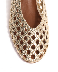 Anonymous Copenhagen Sessi 40 | Hand-Braided Leather Champagne