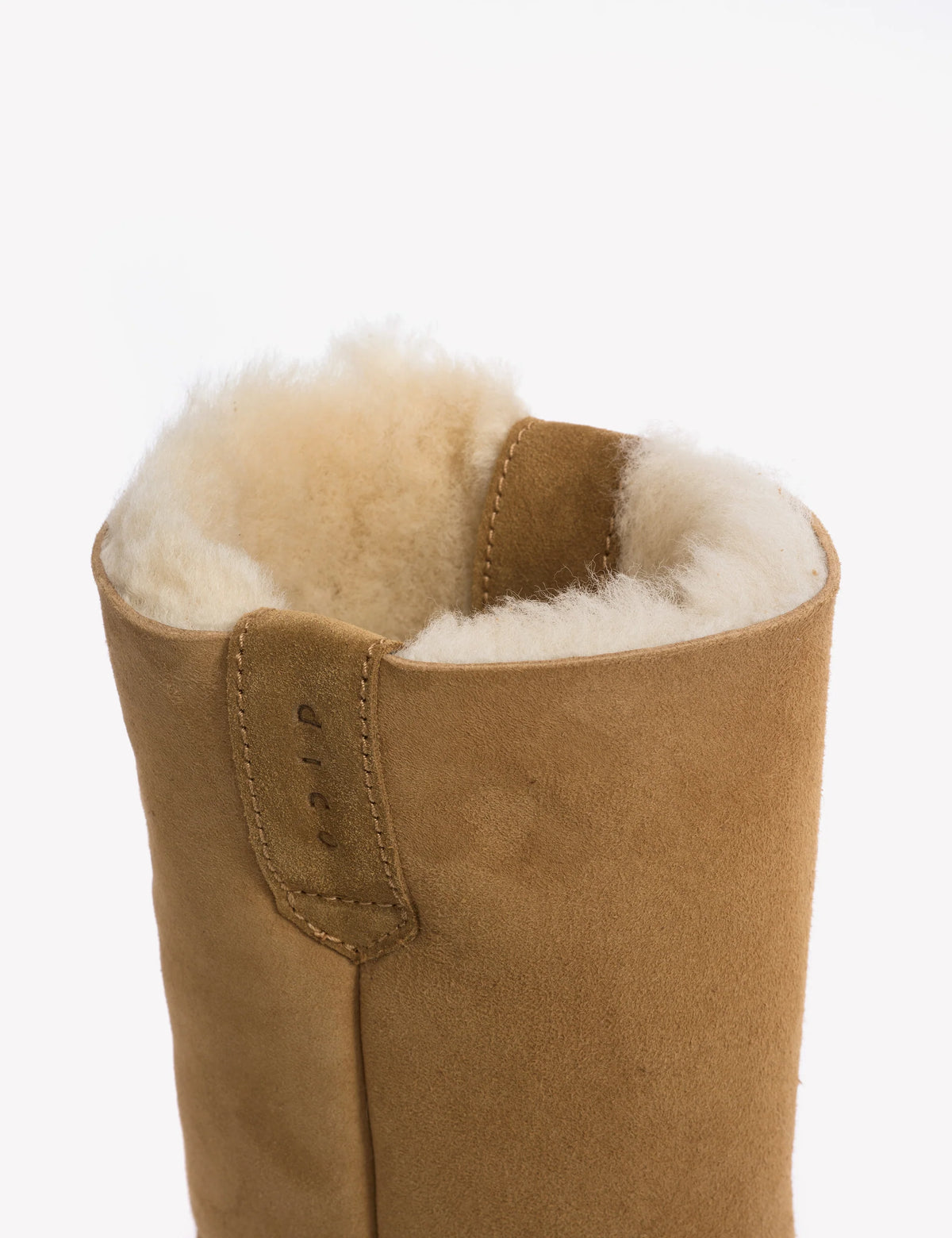 Dico Copenhagen Julia Gaucho Boot | Shearling Fur Camel/ Light Tan | Rulam Støvle