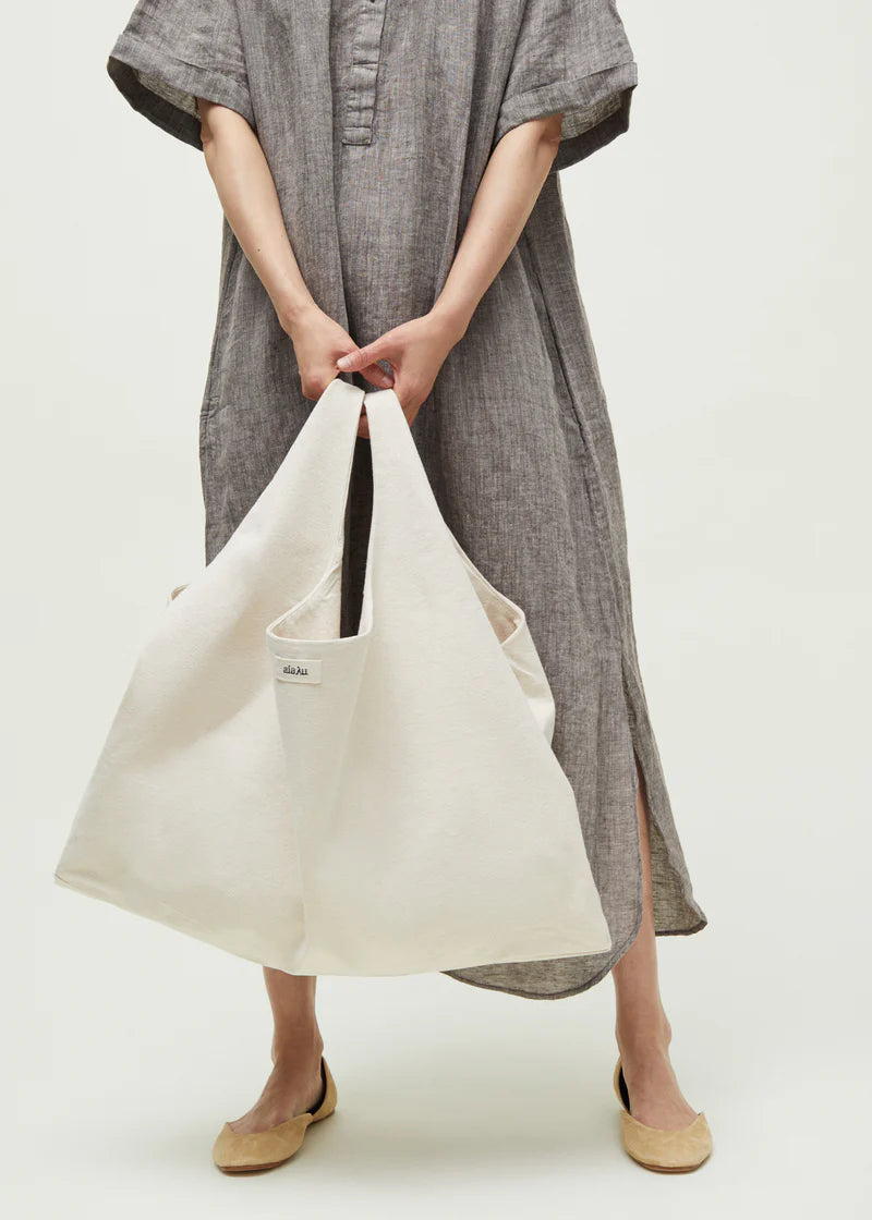 Aiayu Bag Canvas Large | Pure Ecru