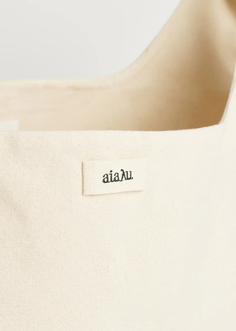 Aiayu Bag Canvas Large | Pure Ecru