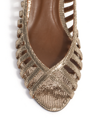 Anonymous Copenhagen Carminho 40 Stiletto | Vintage Champagne Gold