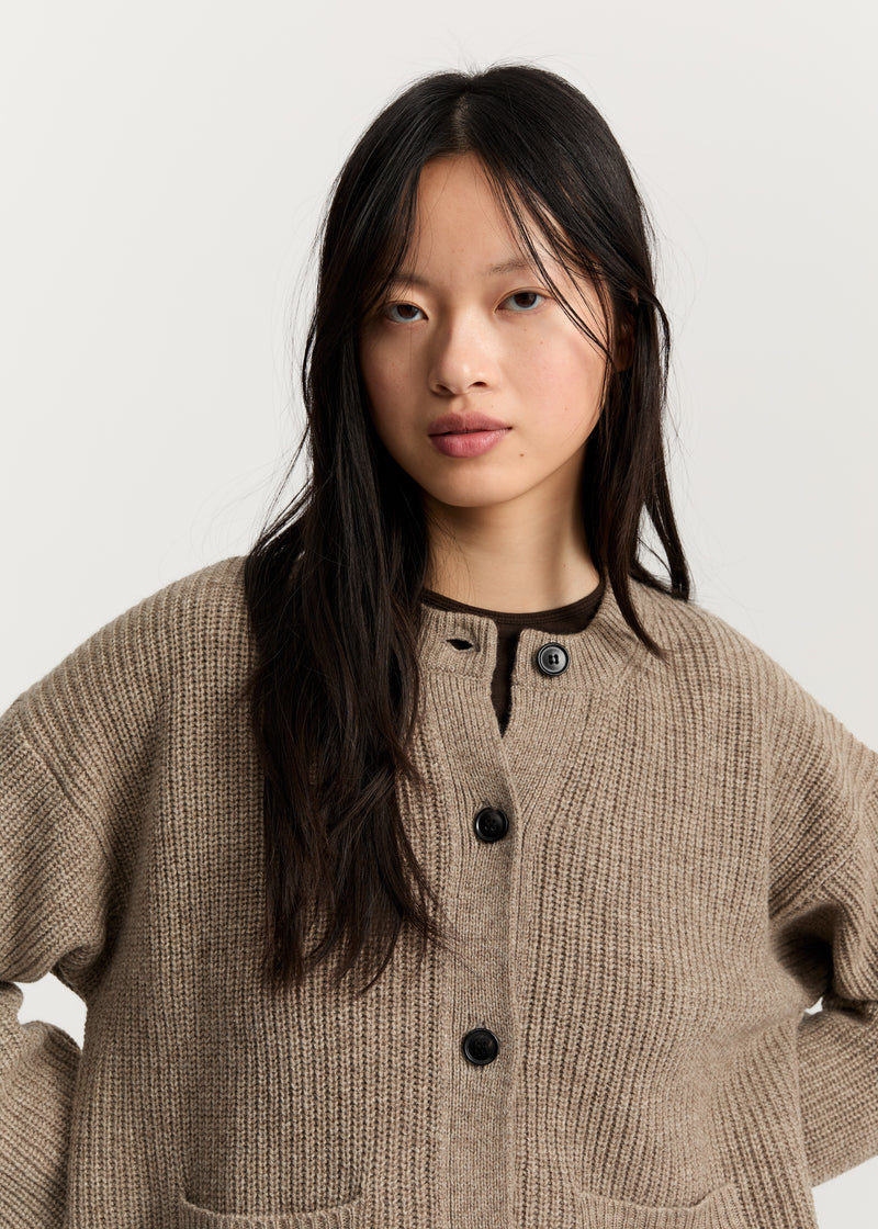 Aiayu Bine Wool Cardigan | Pure Soil