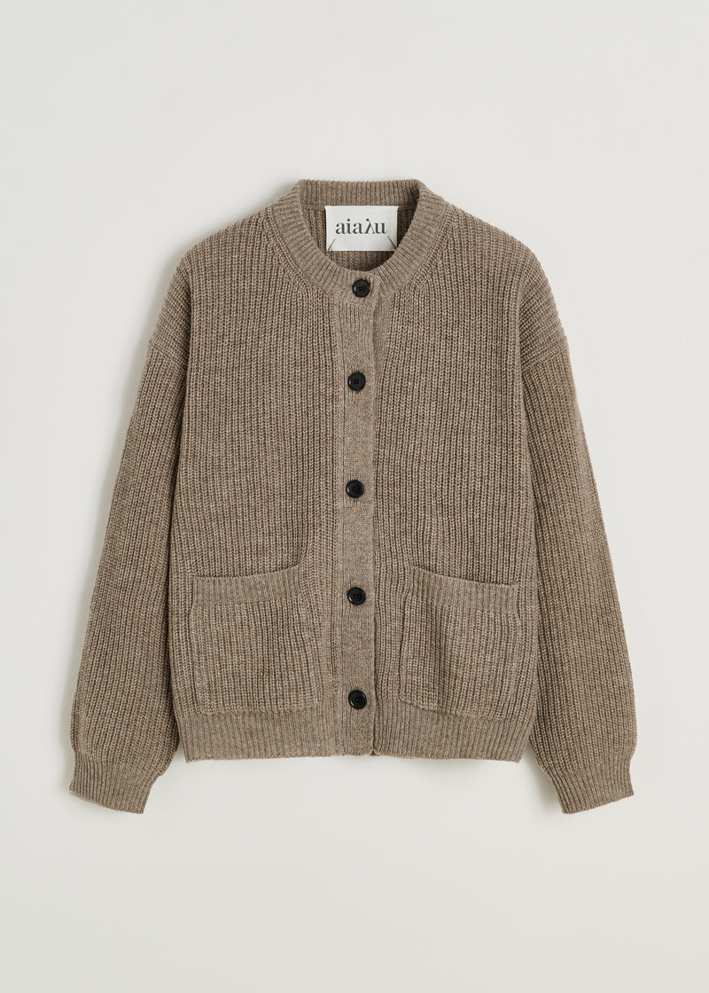 Aiayu Bine Wool Cardigan | Pure Soil