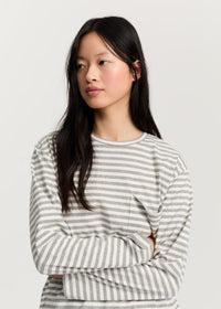 Aiayu Circular Long Sleeve | Mix Grey Melange