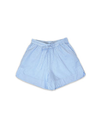 Proem Parades Claire Check Shorts | White & Baby Blue Check