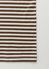 Aiayu Classic Circular Tee Striped | Mix Coffee