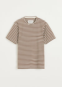 Aiayu Classic Circular Tee Striped | Mix Coffee
