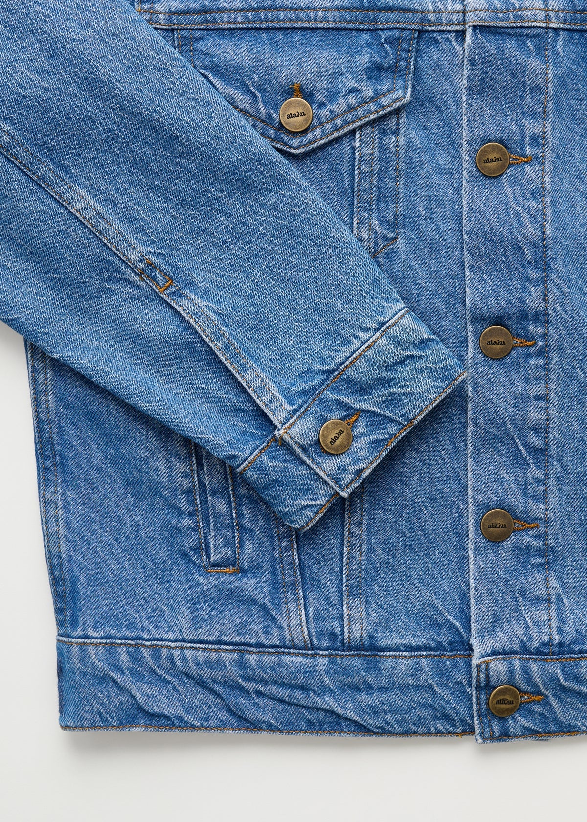 Aiayu Cleo Denim Jacket | Clear Blue