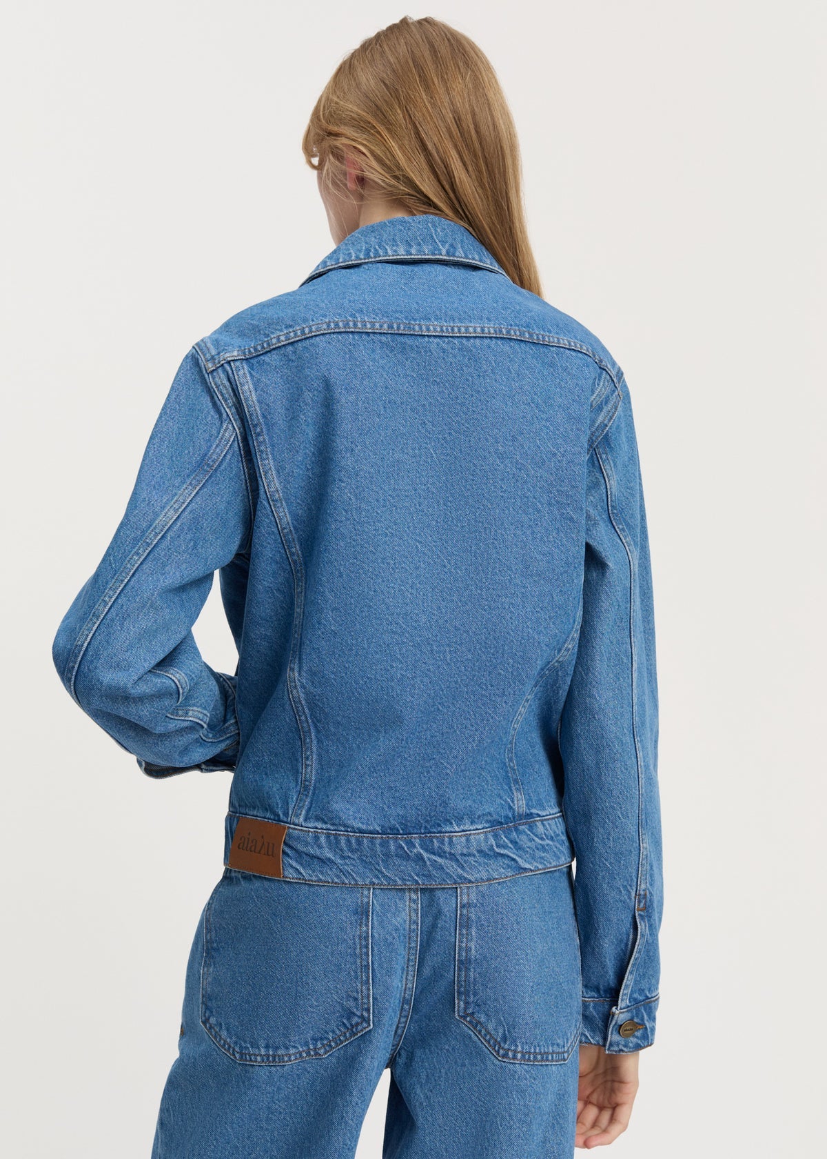 Aiayu Cleo Denim Jacket | Clear Blue