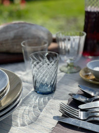 Stilleben | Concave Glas Æske med 2 | Swirl Atlantic Blue