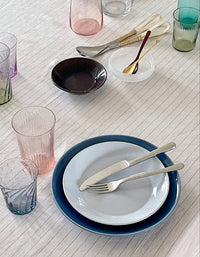 Stilleben | Concave Glas Æske med 2 | Swirl Atlantic Blue