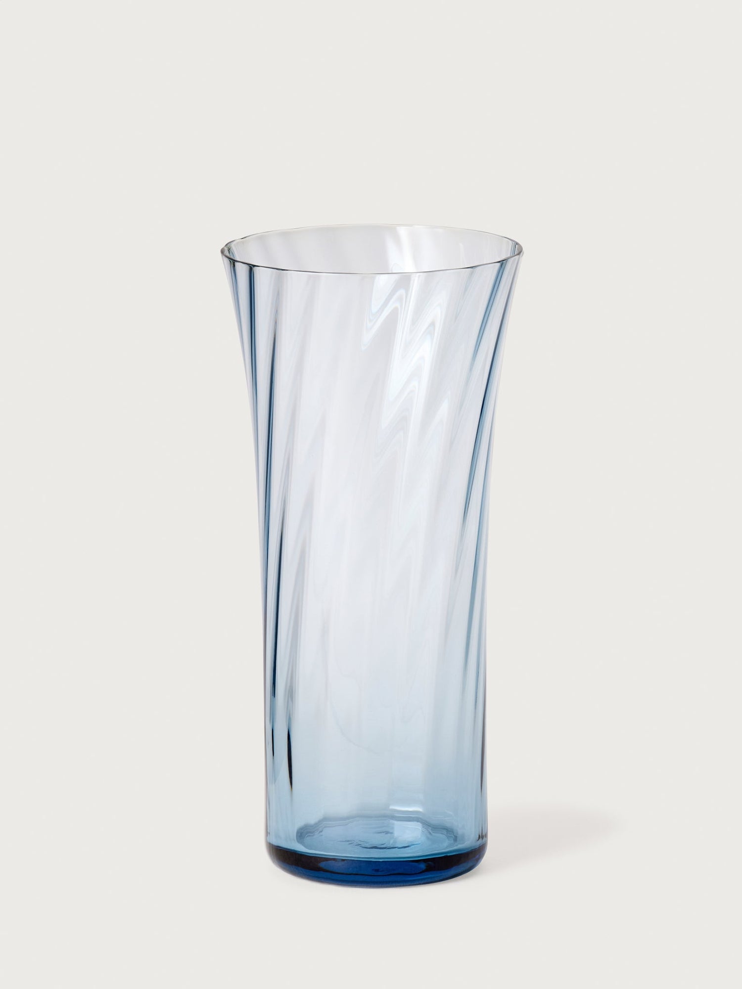 Stilleben | Concave Vase 18 cm | Swirl Atlantic Blue