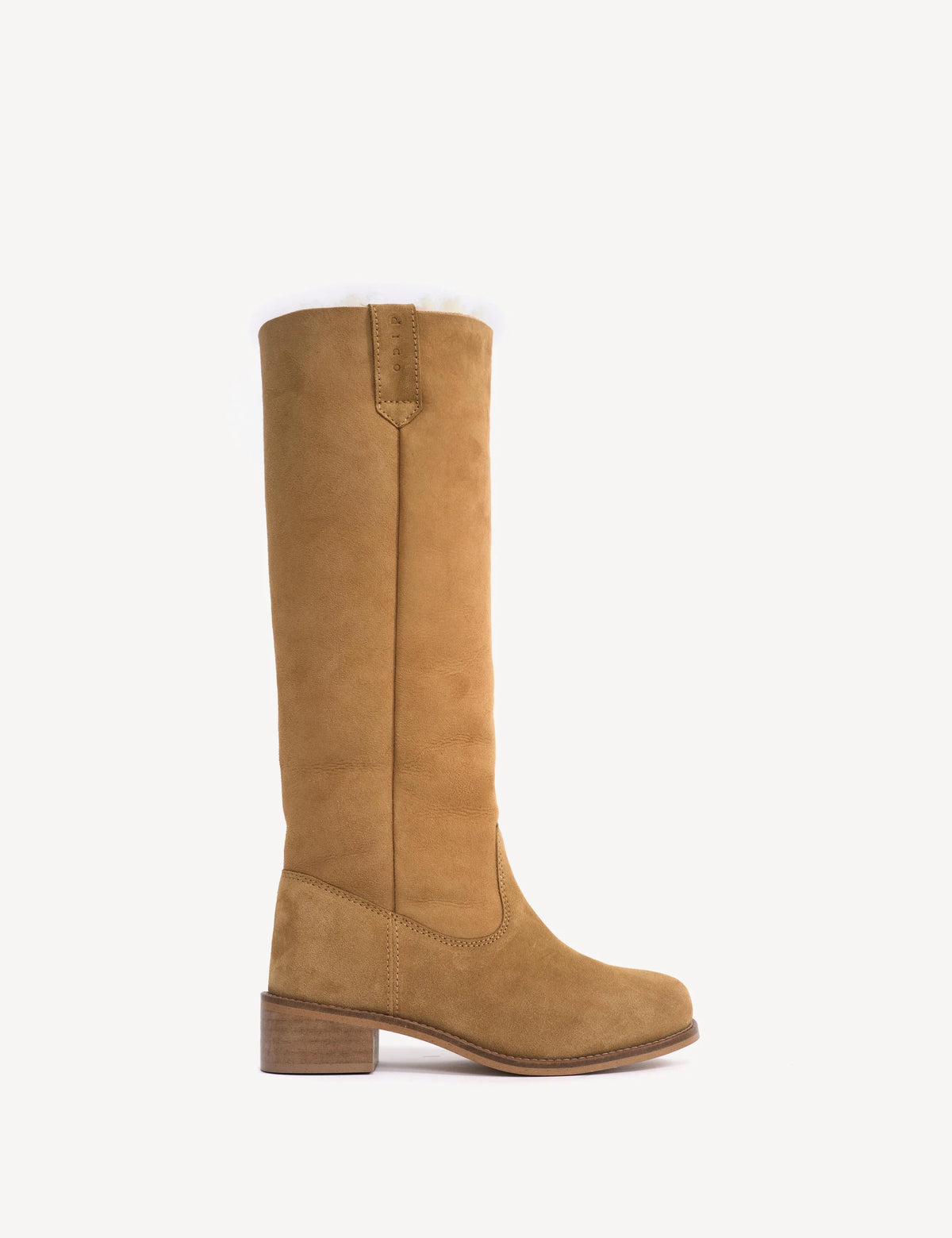 Dico Copenhagen Ann Gaucho Boot | Shearling Fur Camel/ Light Tan | Rulam Støvle