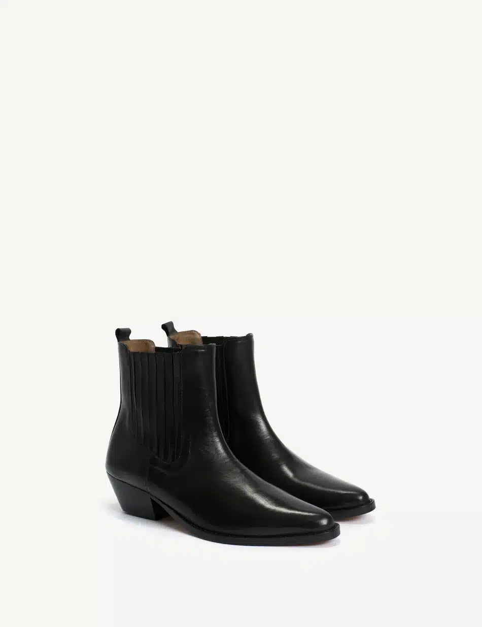 Dico Copenhagen Dasha Chelsea Boot | Black Escovado Leather