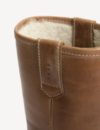 Dico Copenhagen Kimmi Boot | Escovado Leather Dark Tan
