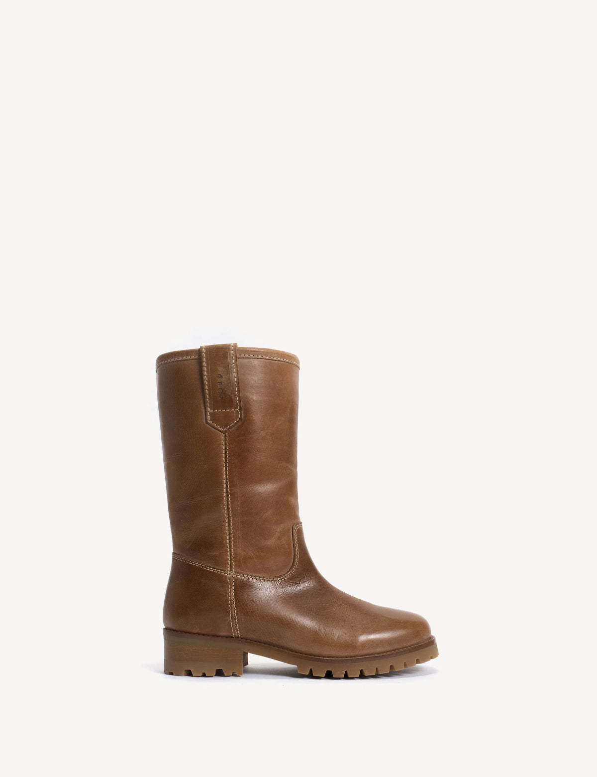 Dico Copenhagen Kimmi Boot | Escovado Leather Dark Tan