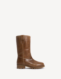 Dico Copenhagen Kimmi Boot | Escovado Leather Dark Tan
