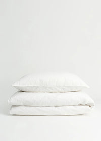 Aiayu Duvet Set and Pillow Case Seersucker | White 140 x 200 cm. | Sengetøj