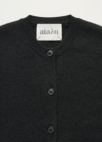 Aiayu Elva Vest - Pure Merino Uld | Antracite