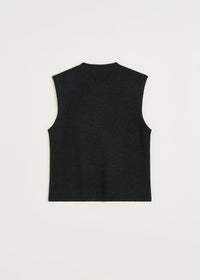 Aiayu Elva Vest - Pure Merino Uld | Antracite