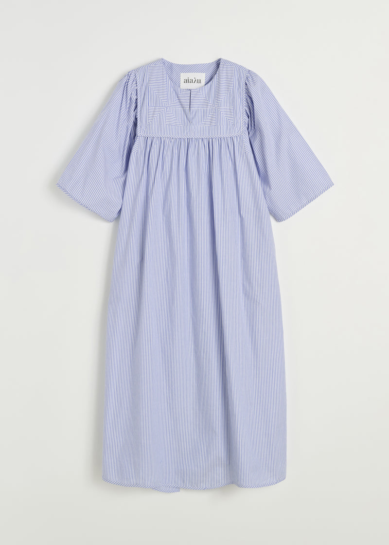 Aiayu Enola Dress Petite | Mix Air Blue