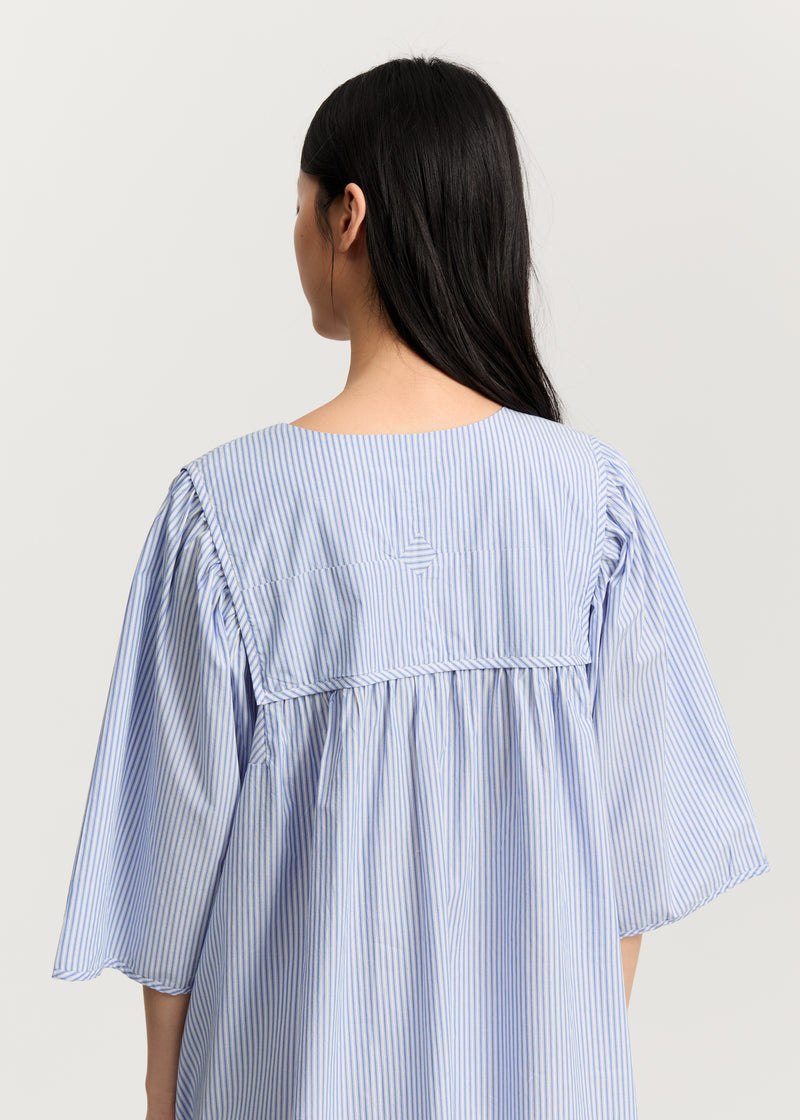 Aiayu Enola Dress Petite | Mix Air Blue