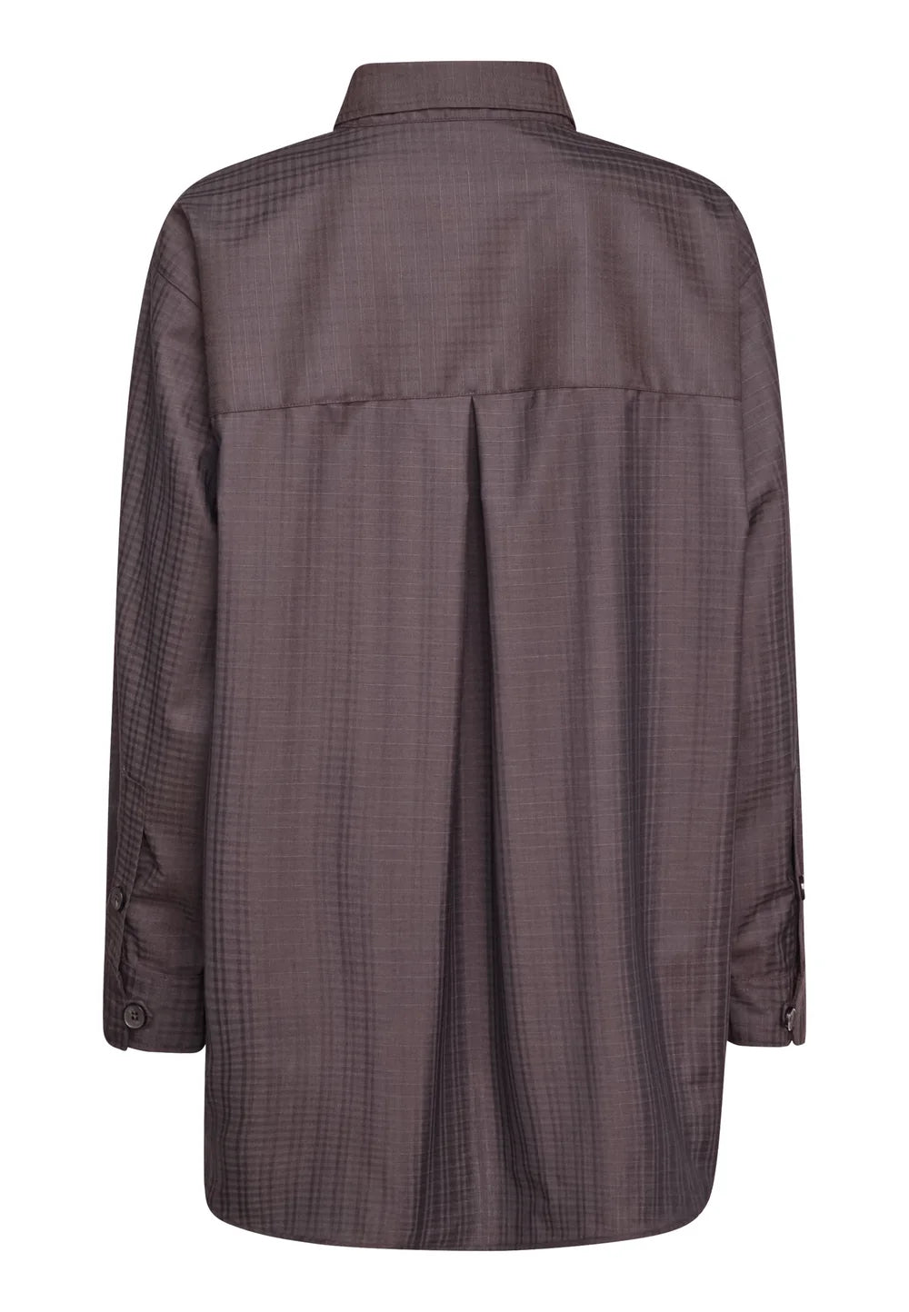 Fabulous Agenda | Elise Shirt Brown Structure | Skjorte I uld