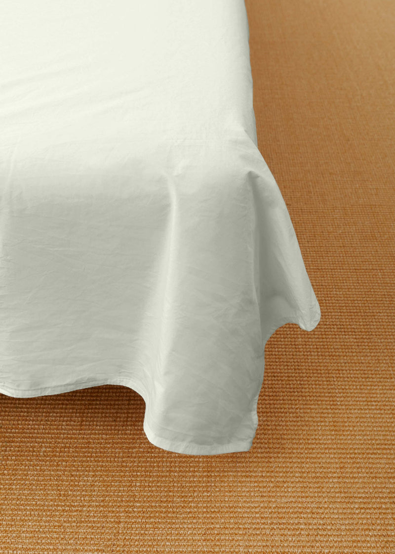 Aiayu Flat Sheet | White 260 x 260 cm. | Økologisk lagen