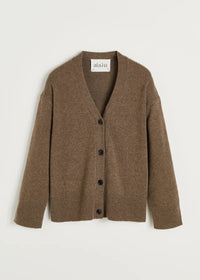 Aiayu Flora Cashmere Cardigan | Pure Dark Brown