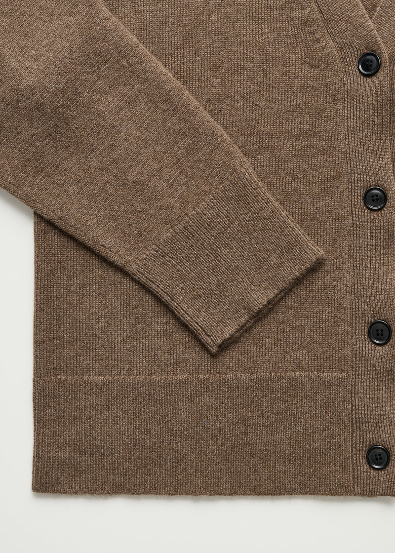 Aiayu Flora Cashmere Cardigan | Pure Dark Brown