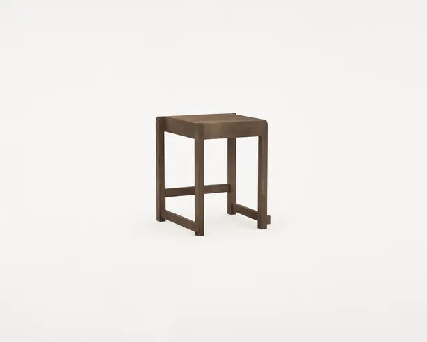 Frama Low Stool 01 | Dark Birch