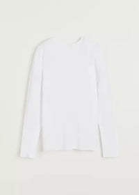 Aiayu Gentle Long Sleeve | White | Cashmere & Bomuld