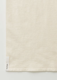 Aiayu Gentle Tee | Pure Ecru | Cashmere & Bomuld