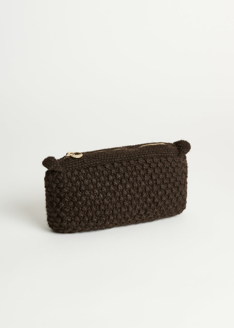 Aiayu Helen Classic Clutch | Dark Brown