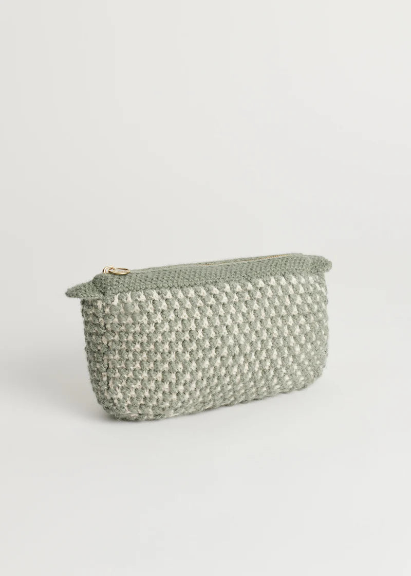 Aiayu Pouch Helen Classic Clutch | Mix Dried Herb/Albicant