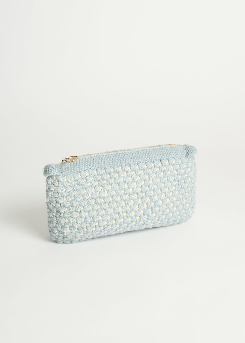 Aiayu Helen Classic Clutch | Mix Mint Blue/Albicant